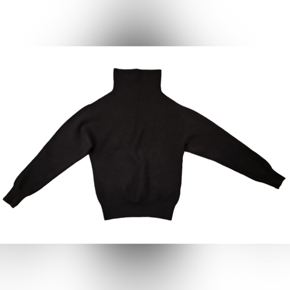 Wilfred 100% Wool Black High Neck Sweater - Picture 12 of 14